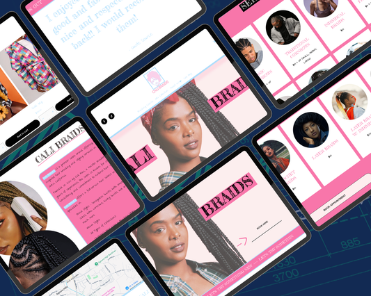 CALI BRAIDS Squarespace Template