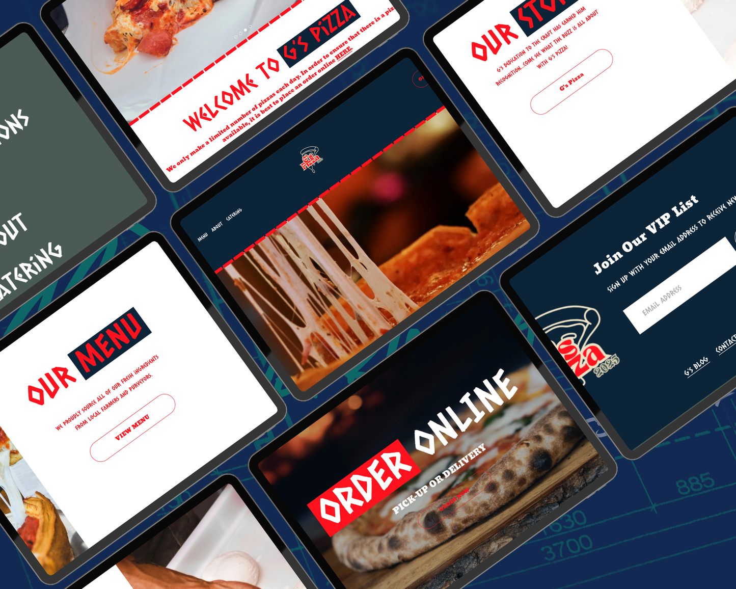G's Pizza Squarespace Template