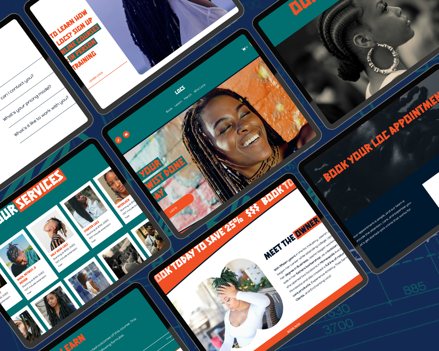 LOCS Squarespace Template