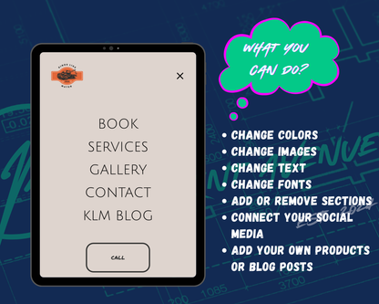 Kinda Like Mater Squarespace Template