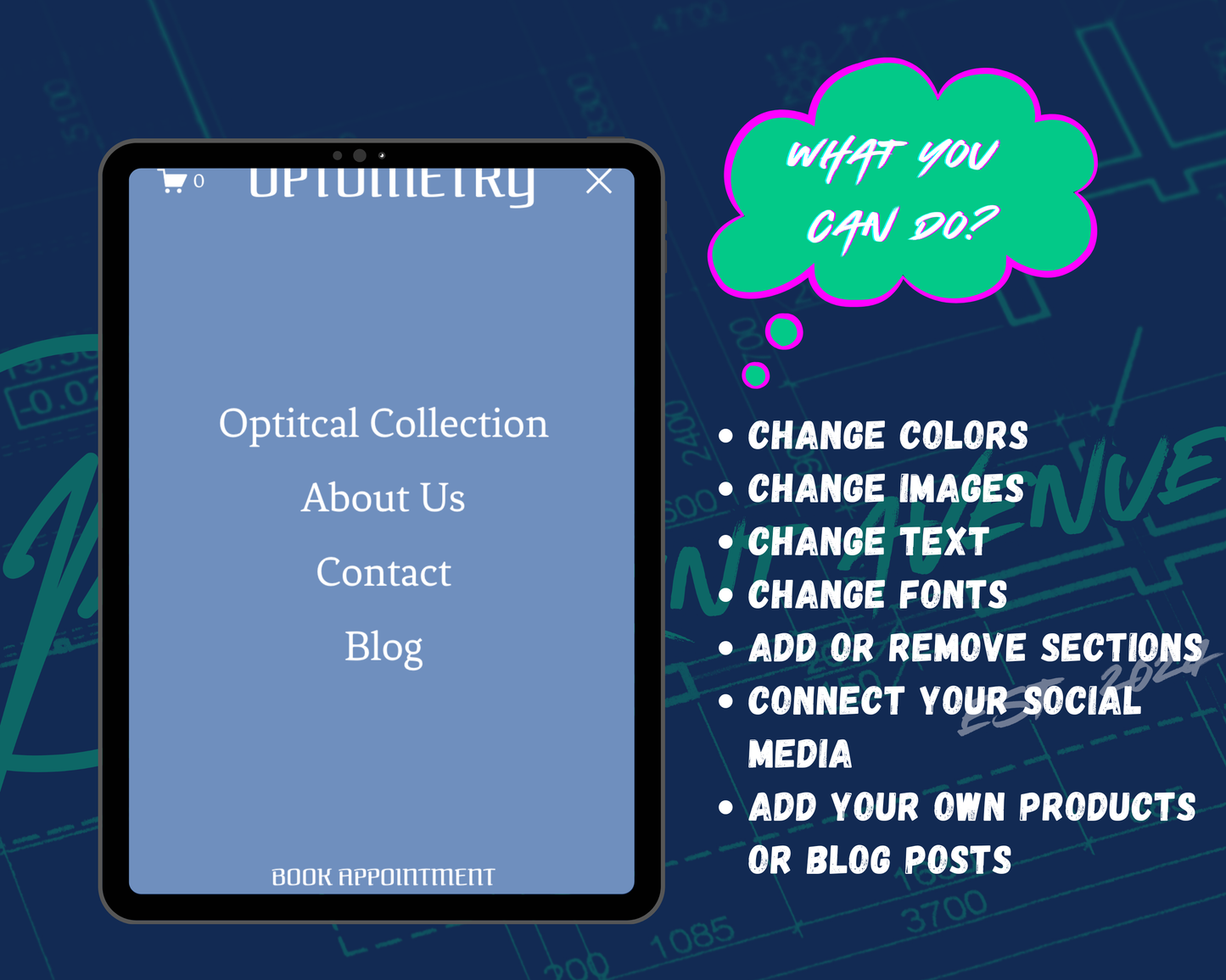 OPTOMETRY Squarespace Template