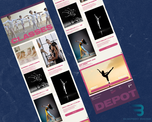 Ballet Depot Squarespace Template