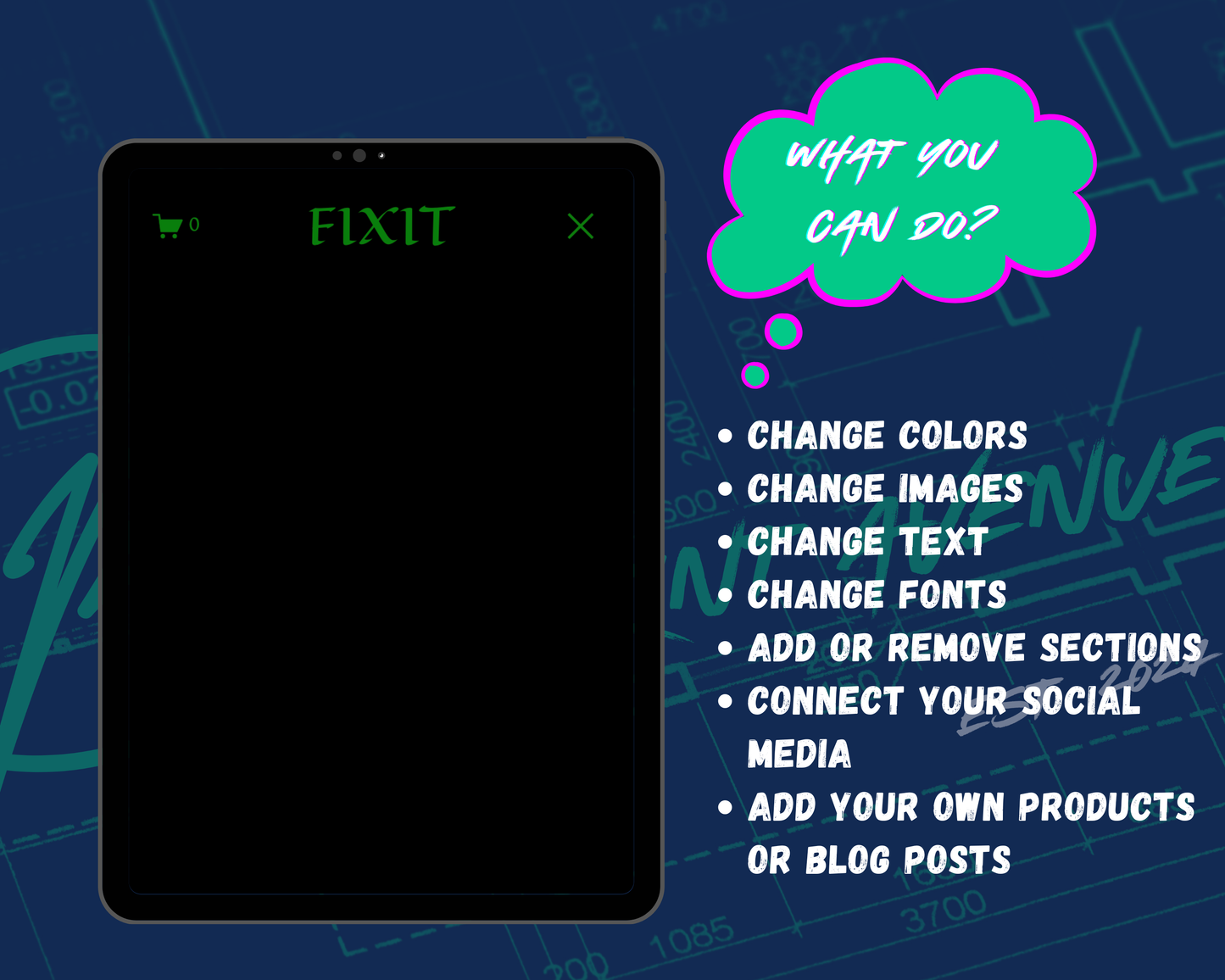 FIXIT Squarespace Template
