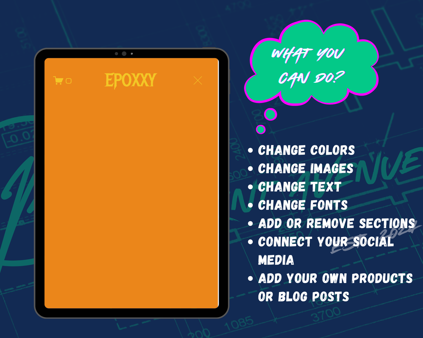 EPOXXY Squarespace Template