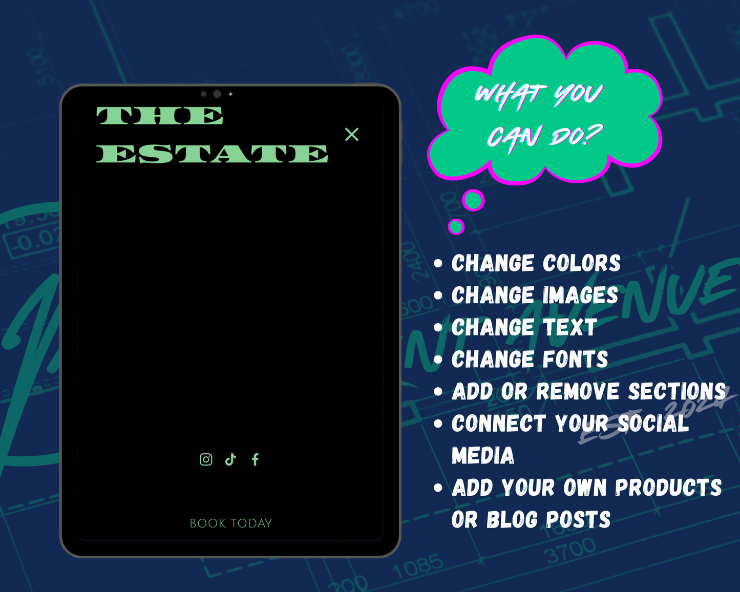 The Estate Squarespace Template