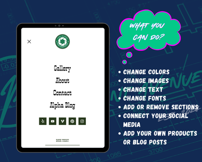 Alpha Photography Squarespace Template