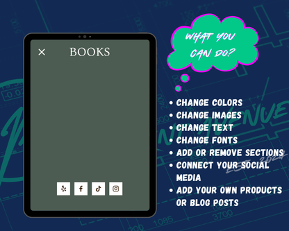 BOOKS Squarespace Template