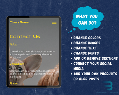 Clean Paws Squarespace Template