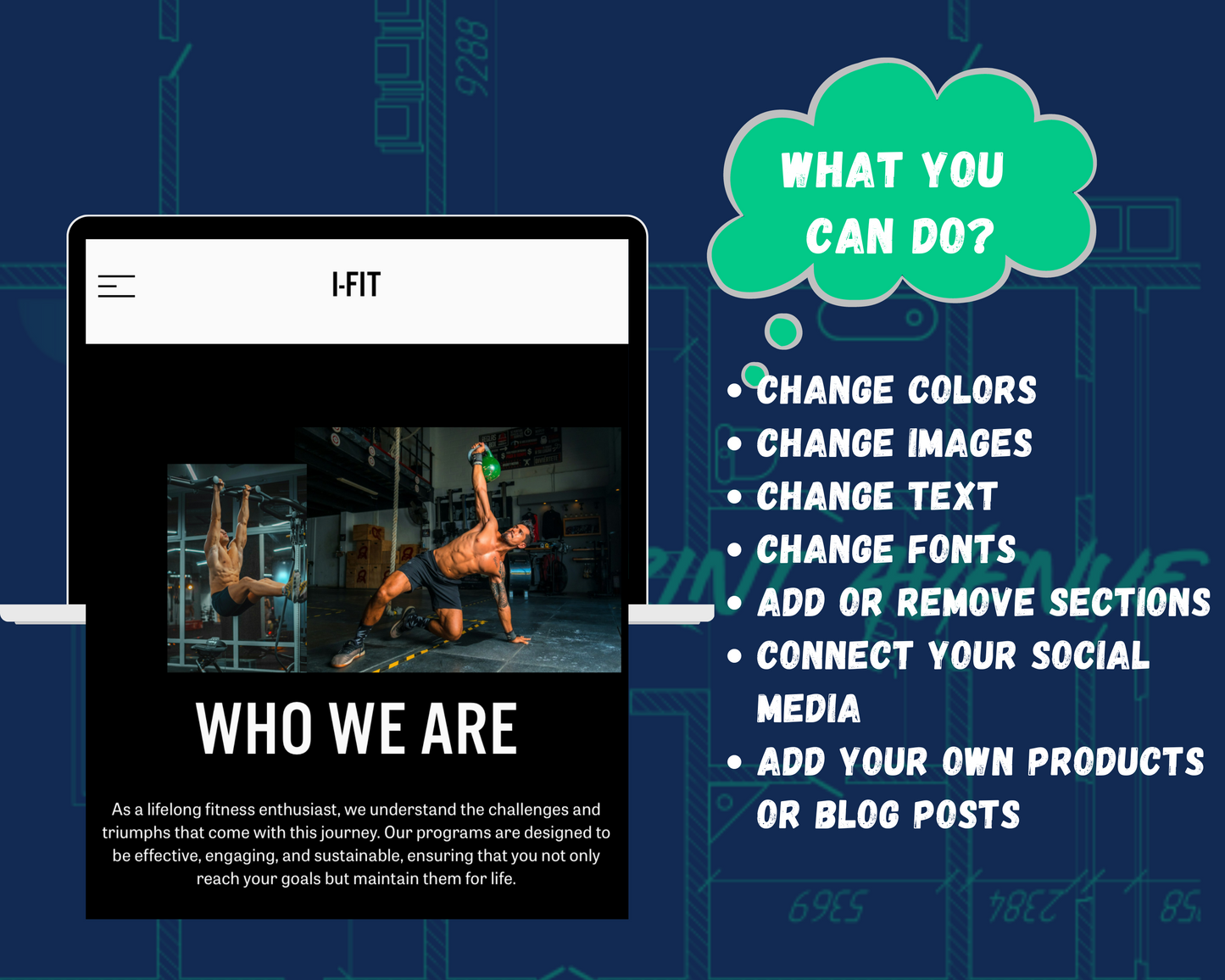 I-FIT Squarespace Template